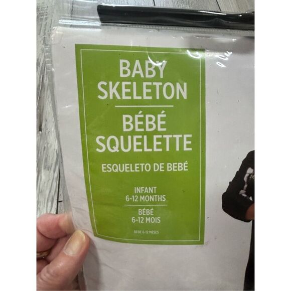 Modern Hero Baby Skeleton with candy corn in the belly two piece Halloween costu - Picture 8 of 10